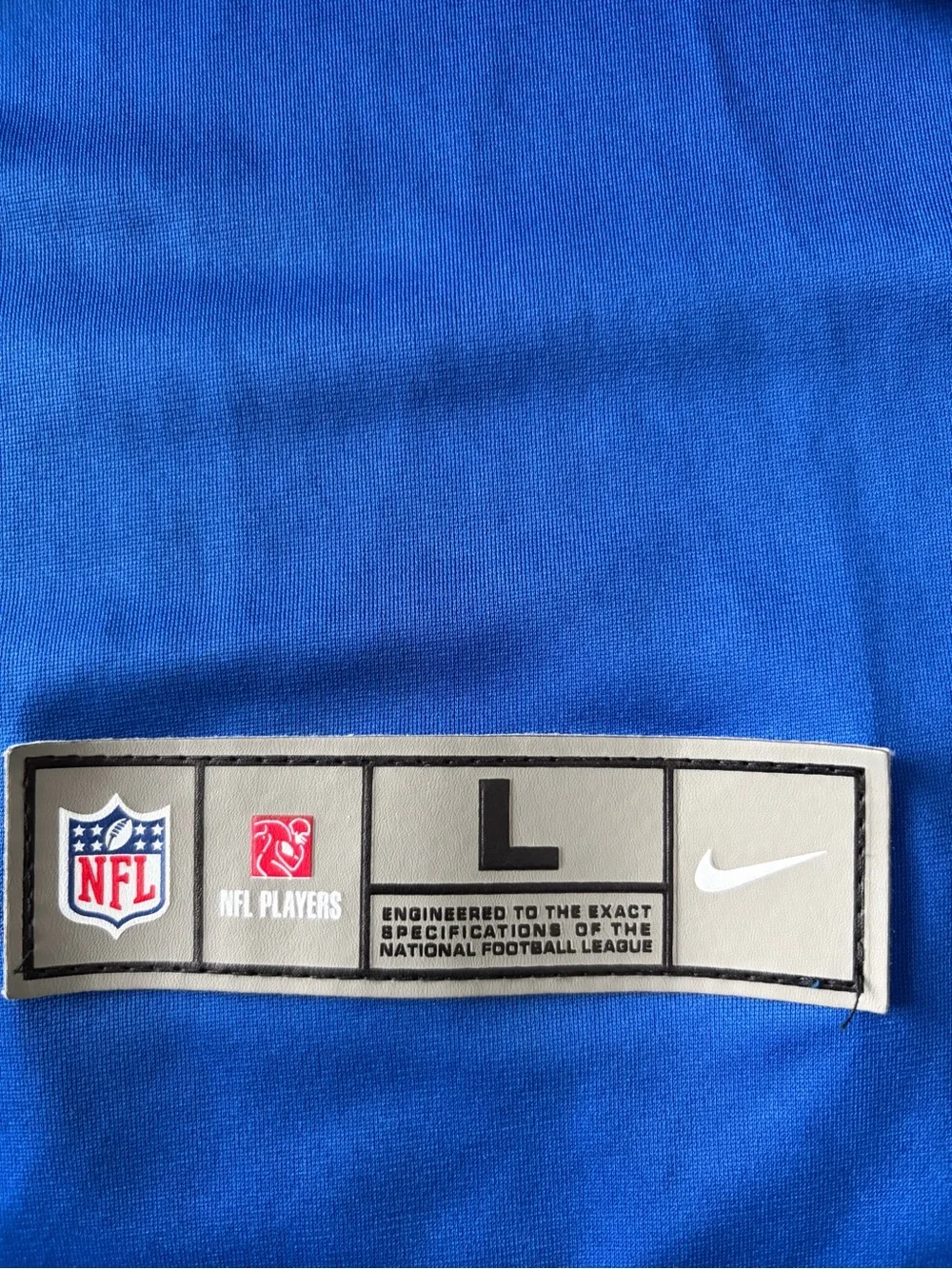 Nike NFL On Field New York Giants Saquon Barkley Football Jersey, Size: Large